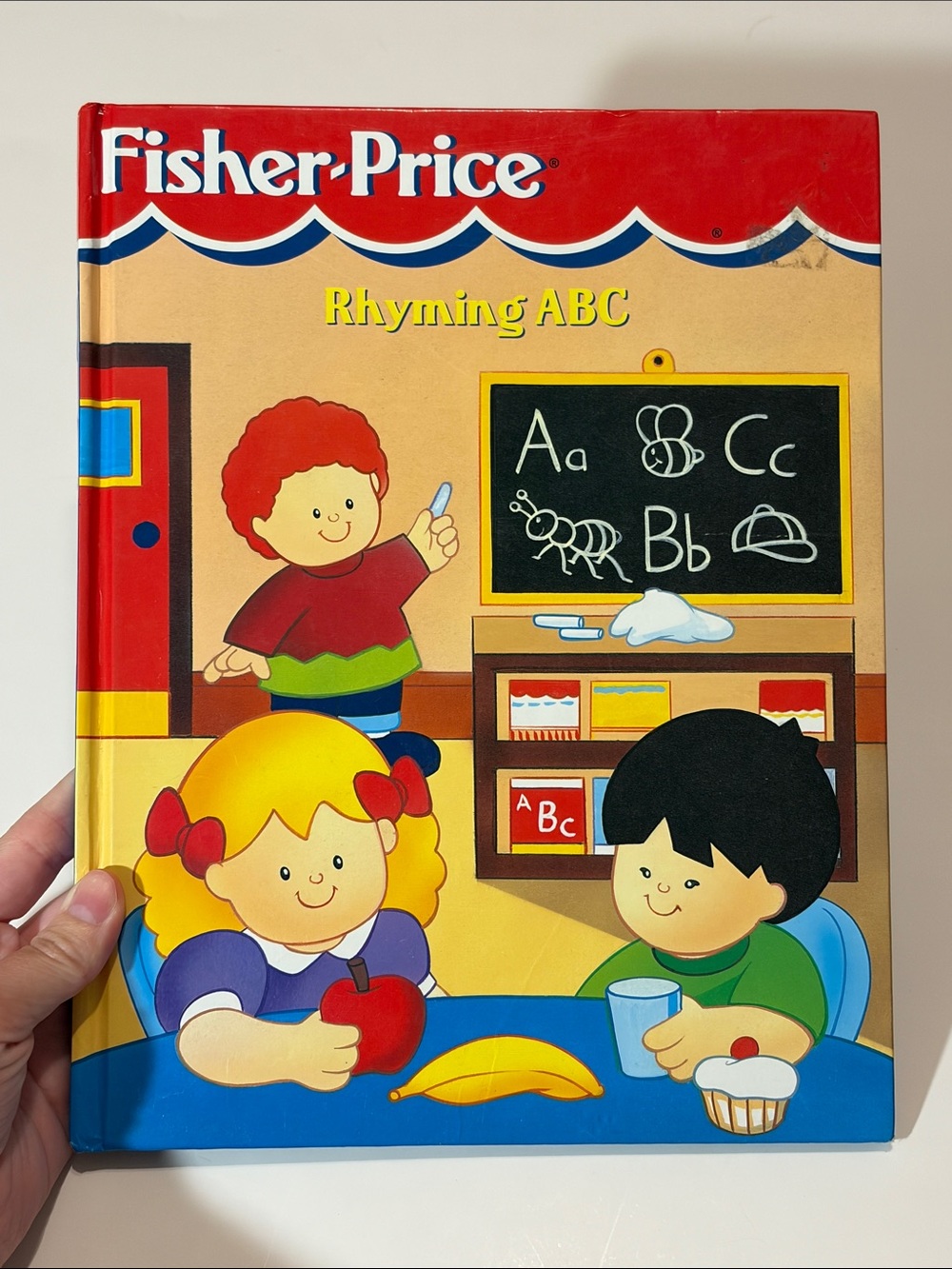Vintage Fisher-Price Rhyming ABC Children’s Kids Picture Book Hardcover 1998